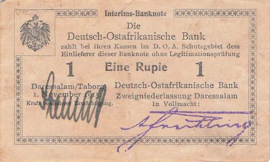 1 Rupie 1915 R Drewsen